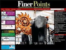 Tablet Screenshot of finerpointsmagazine.com